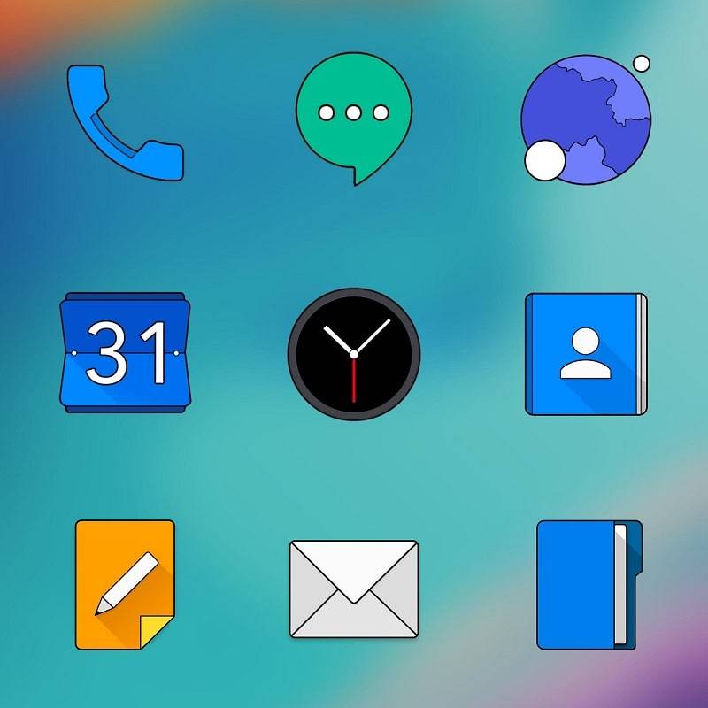 Oxigen HD – Icon Pack ekran görüntüsü 1