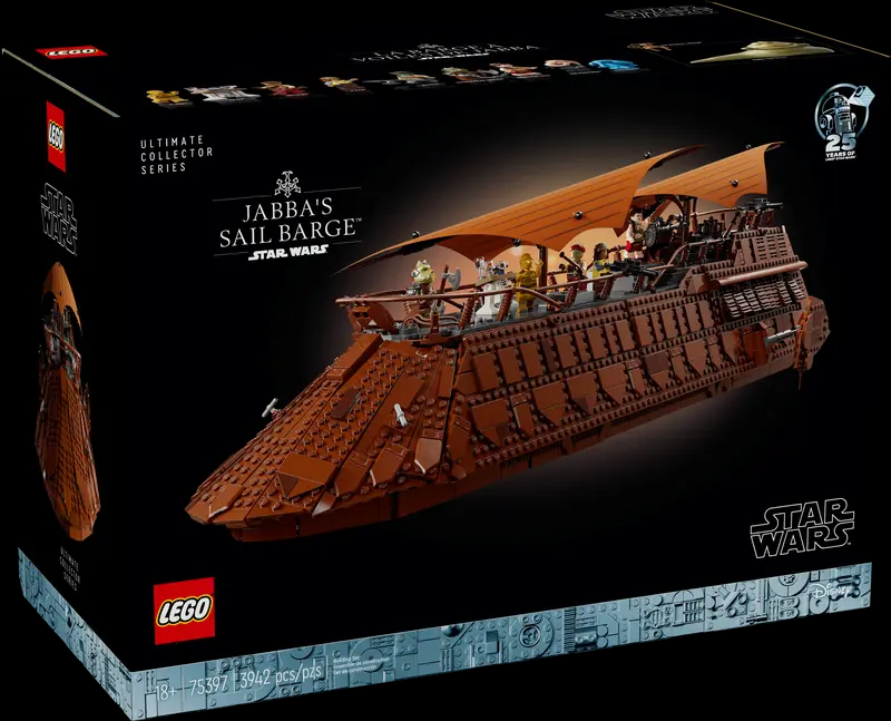 Jabba's Sail Barge Lego set