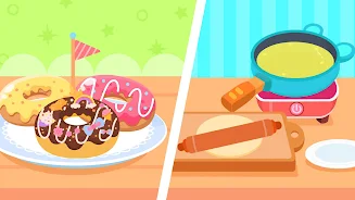 DuDu Dessert Shop DIY Games экрана 4