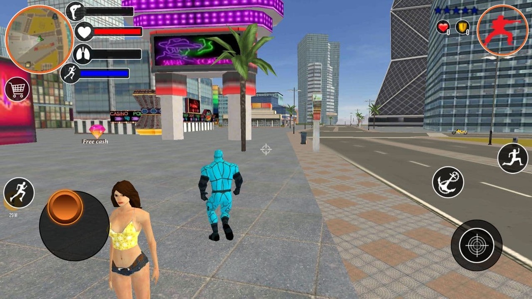 Miami Rope Hero screenshot 1