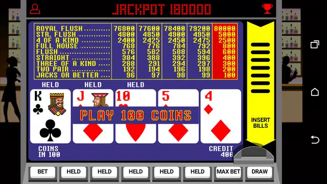 Video Poker Jackpot ဖန်သားပြင်ဓာတ်ပုံ 1