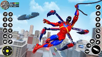 Spider Rescue- Rope Hero games captura de pantalla 