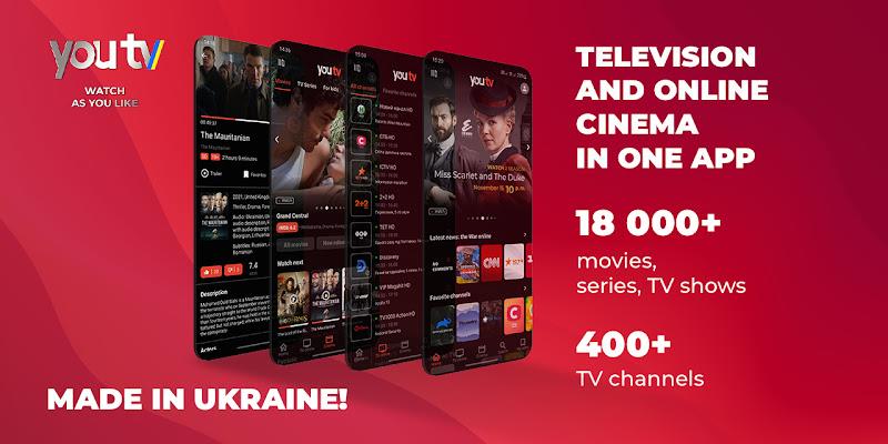 youtv — 400+ channels & movies ảnh chụp màn hình 1