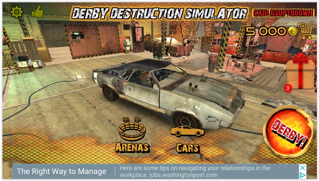 Derby Destruction Simulator ekran görüntüsü 1