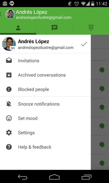 Hangouts Screenshot 3