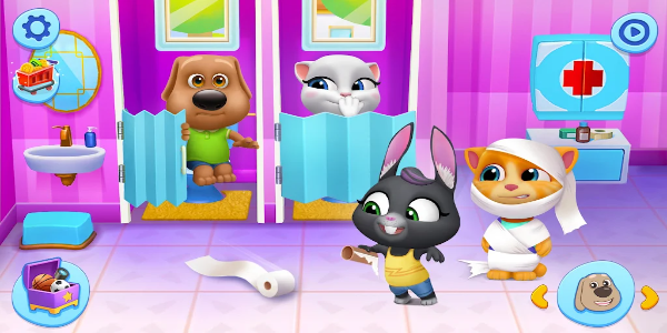 My Talking Tom Friends Mod captura de pantalla 