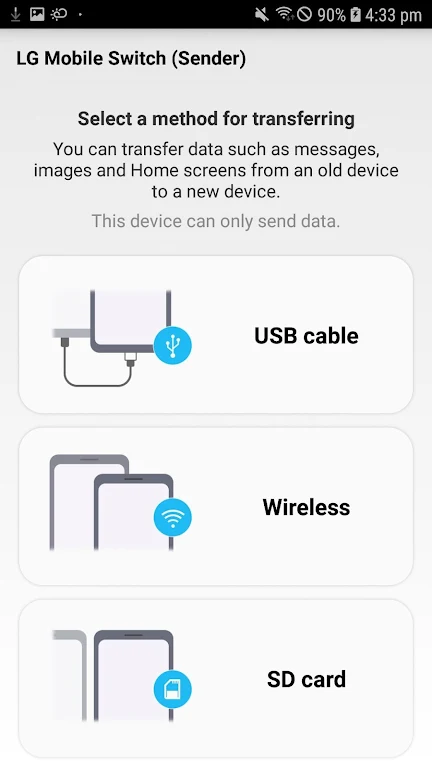 LG Mobile Switch (will closed) zrzut ekranu 4