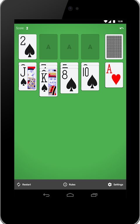 Sir Tommy Solitaire экрана 2