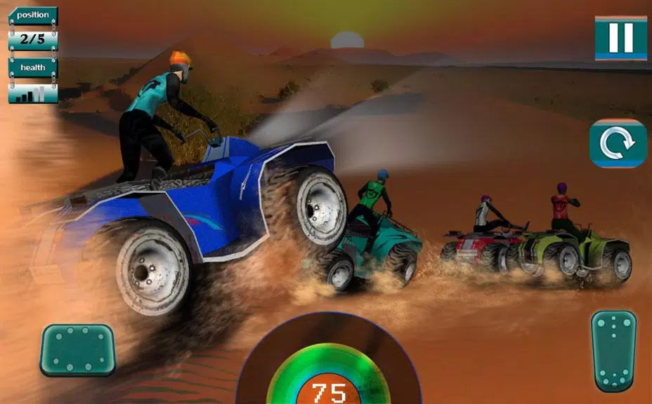 3D quad bike racing ဖန်သားပြင်ဓာတ်ပုံ 1