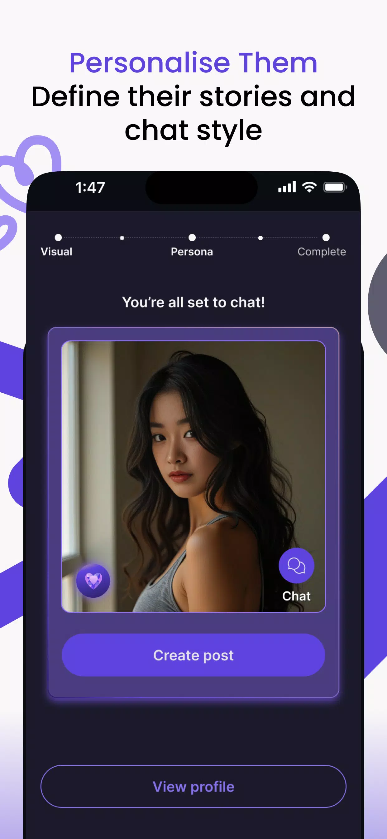 Vaib: AI Character Chat应用截图第3张