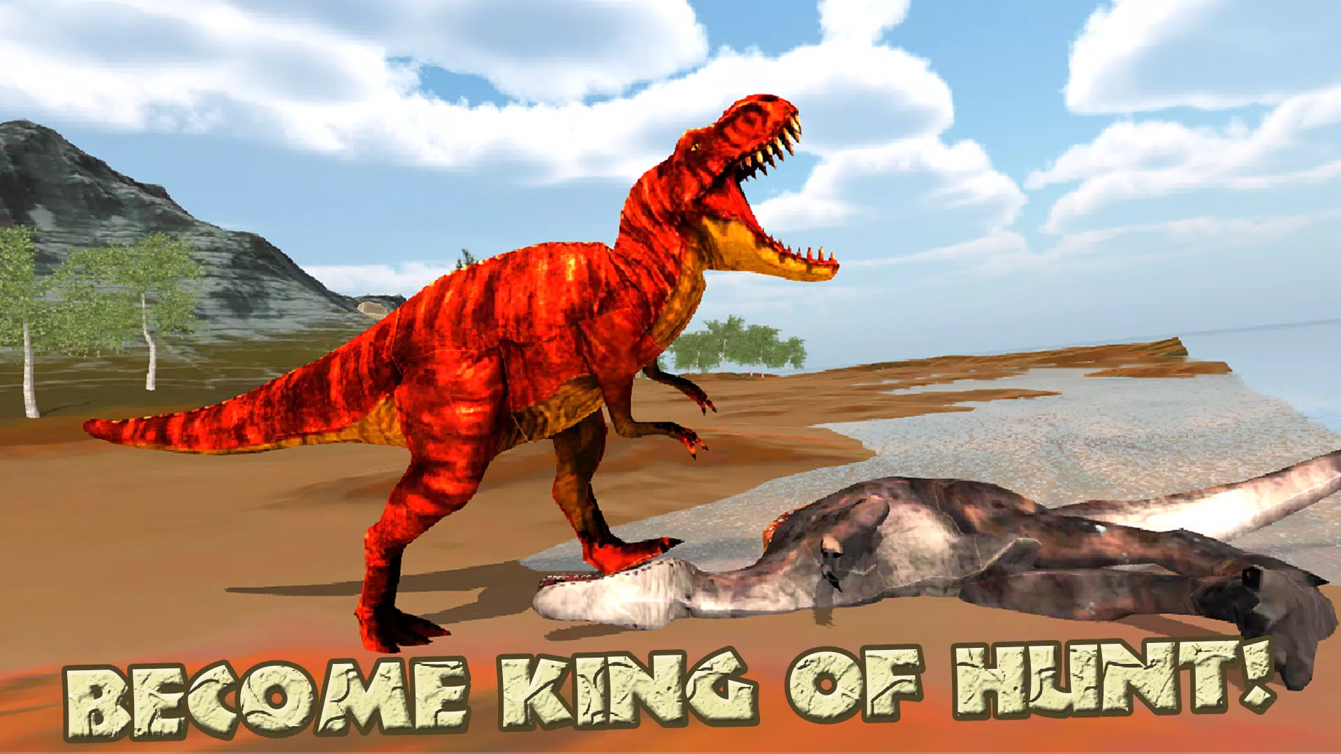 Hungry T-Rex Island Dino Hunt ảnh chụp màn hình 4