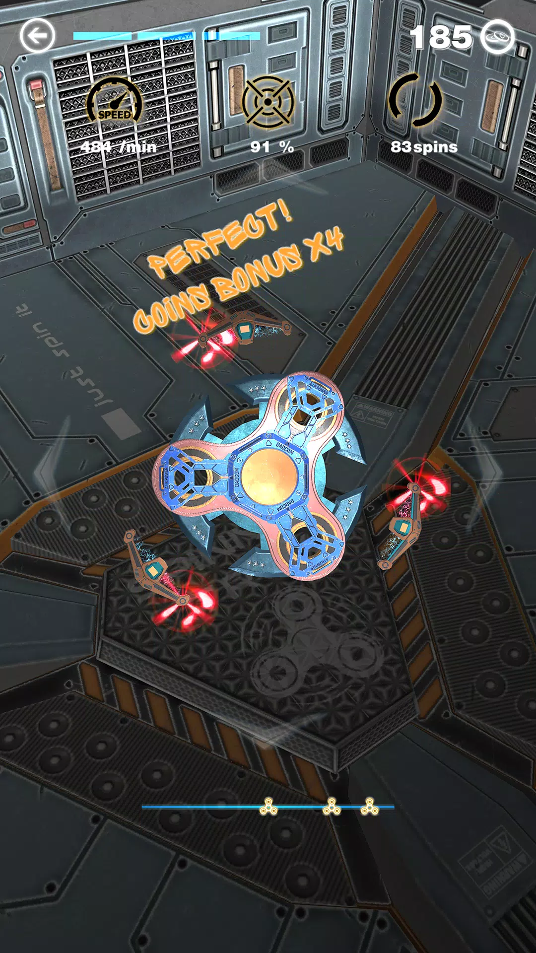 Fidget Spinner using Accelerom экрана 4