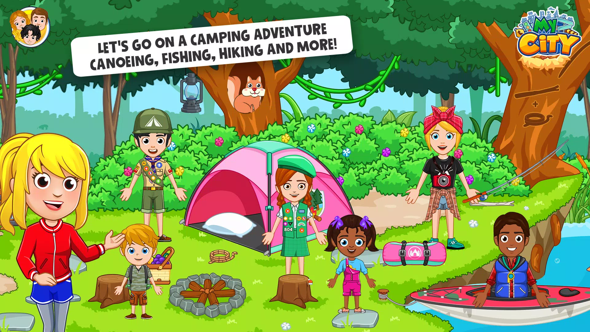 My City : Camping Silvestre Captura de pantalla 1