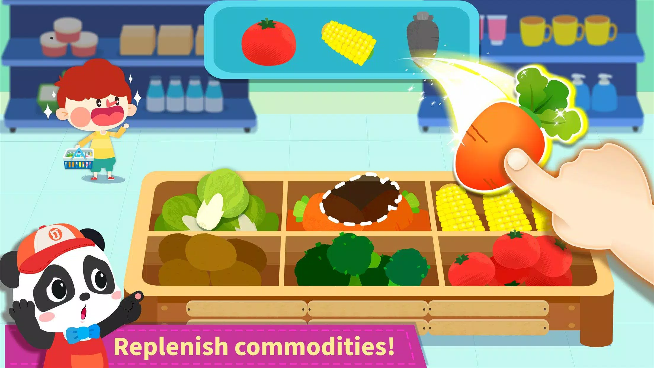 Baby Pandas Stadt: Supermarkt Screenshot 4