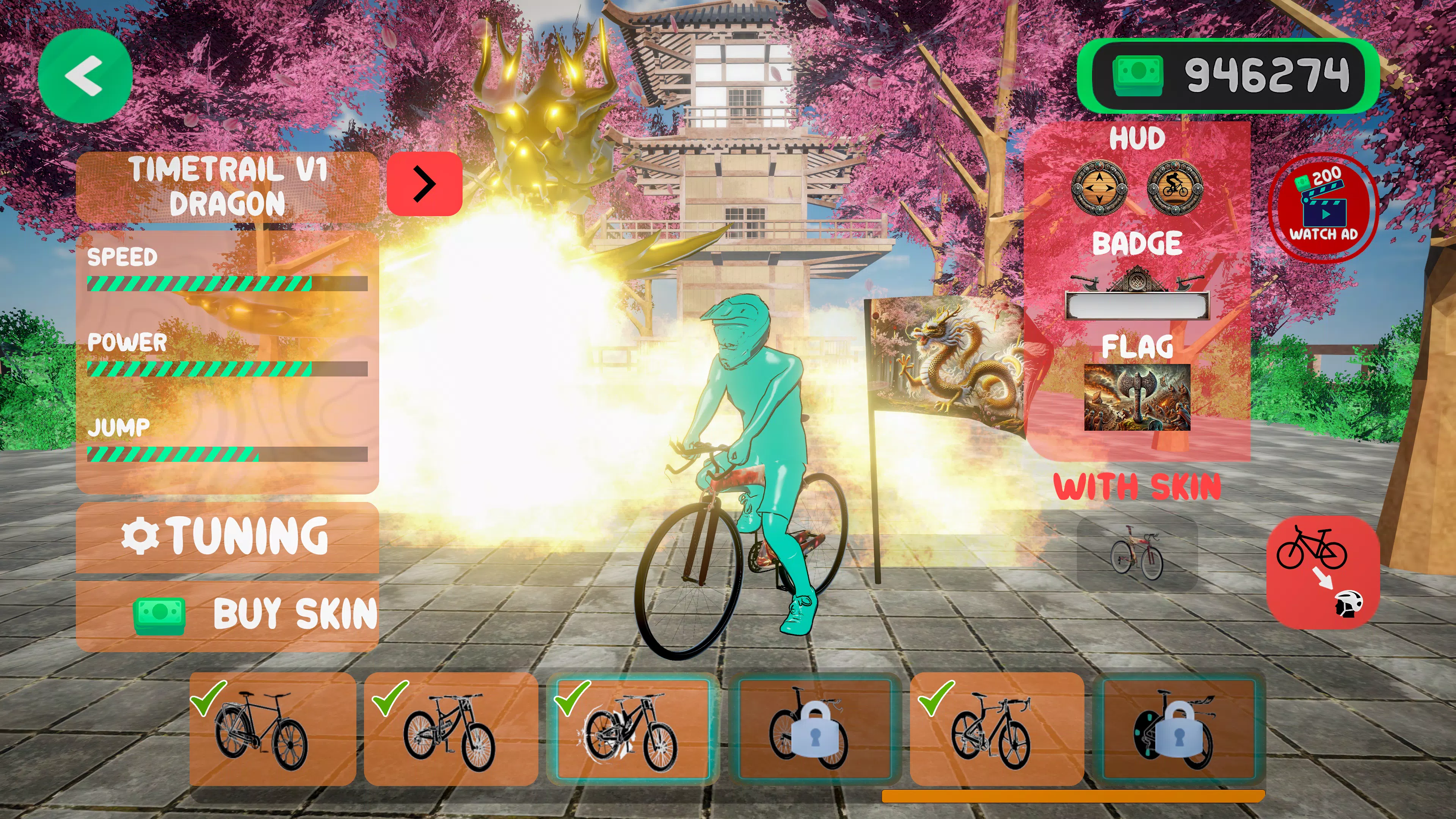 Bicycle Extreme Rider 3D screenshot 2