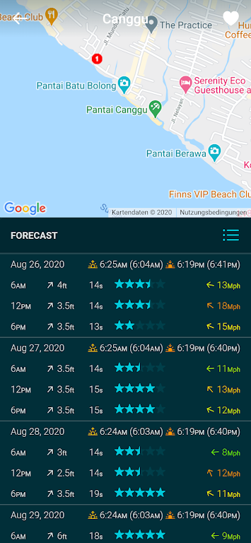 Screenshot Spotadvisor Surf Forecast 3