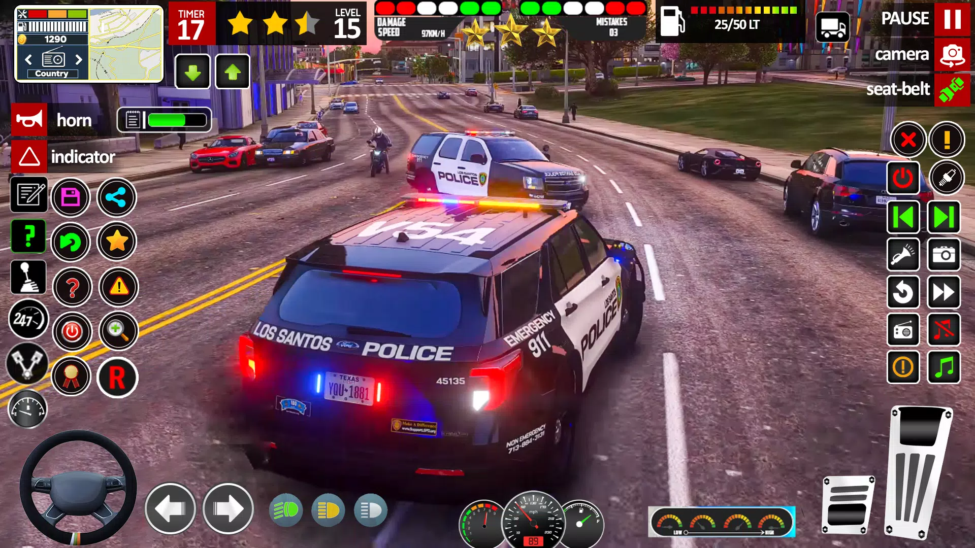 Car Chase Game Cop Simulator ảnh chụp màn hình 2