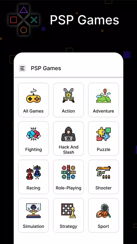 PSP Games Downloader экрана 1