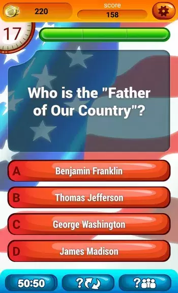 Screenshot US Citizenship Questions 2