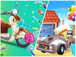 Truck wash games for boys ảnh chụp màn hình 2