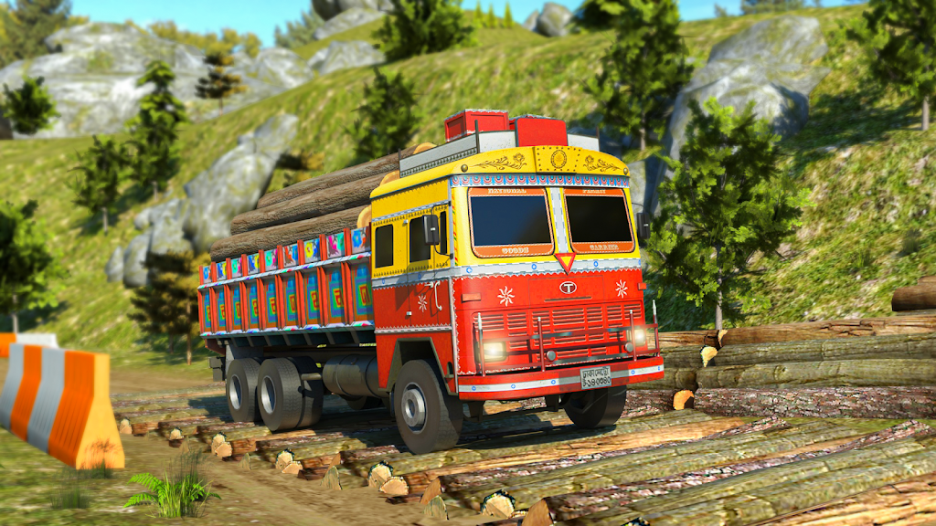 Offroad Indian Truck Simulator ekran görüntüsü 1