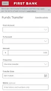 Screenshot First Bank Digital Banking 2