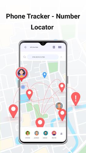 GPS Tracker - Phone Locator ဖန်သားပြင်ဓာတ်ပုံ 1