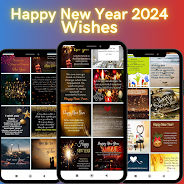 Happy New Year 2024 Wallpaper স্ক্রিনশট 3