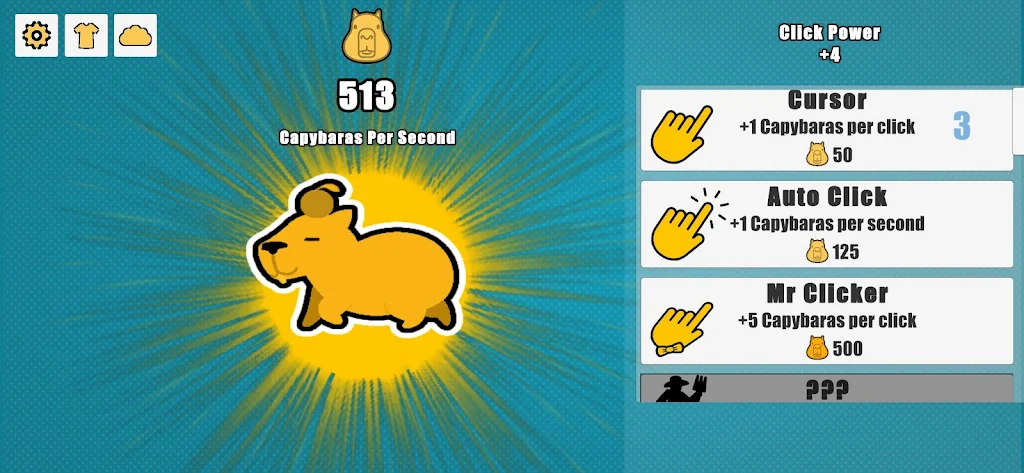 Capybara Clicker zrzut ekranu 1