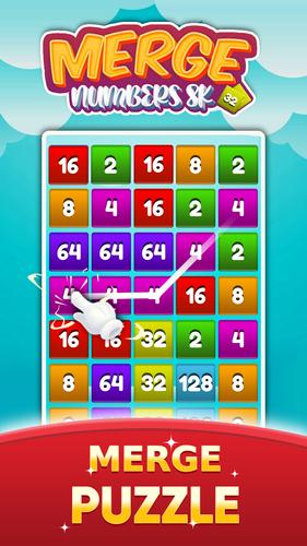 2048 Number Merge Games Puzzle ảnh chụp màn hình 3