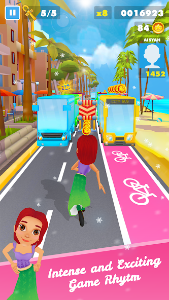 Subway Icy Princess Rush Mod screenshot 3