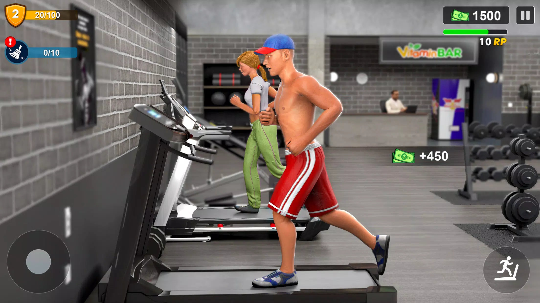 Workout Gym Simulator Game 24 স্ক্রিনশট 3