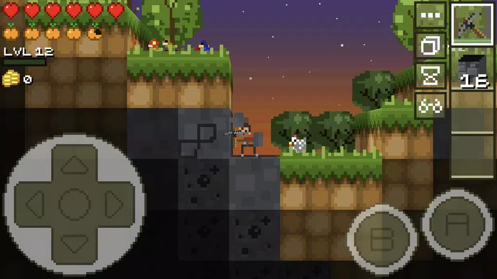 LostMiner: Build & Craft Game स्क्रीनशॉट 1