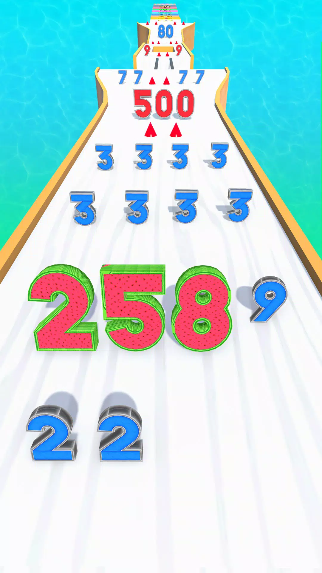 Number Master Run 3D Games ဖန်သားပြင်ဓာတ်ပုံ 4