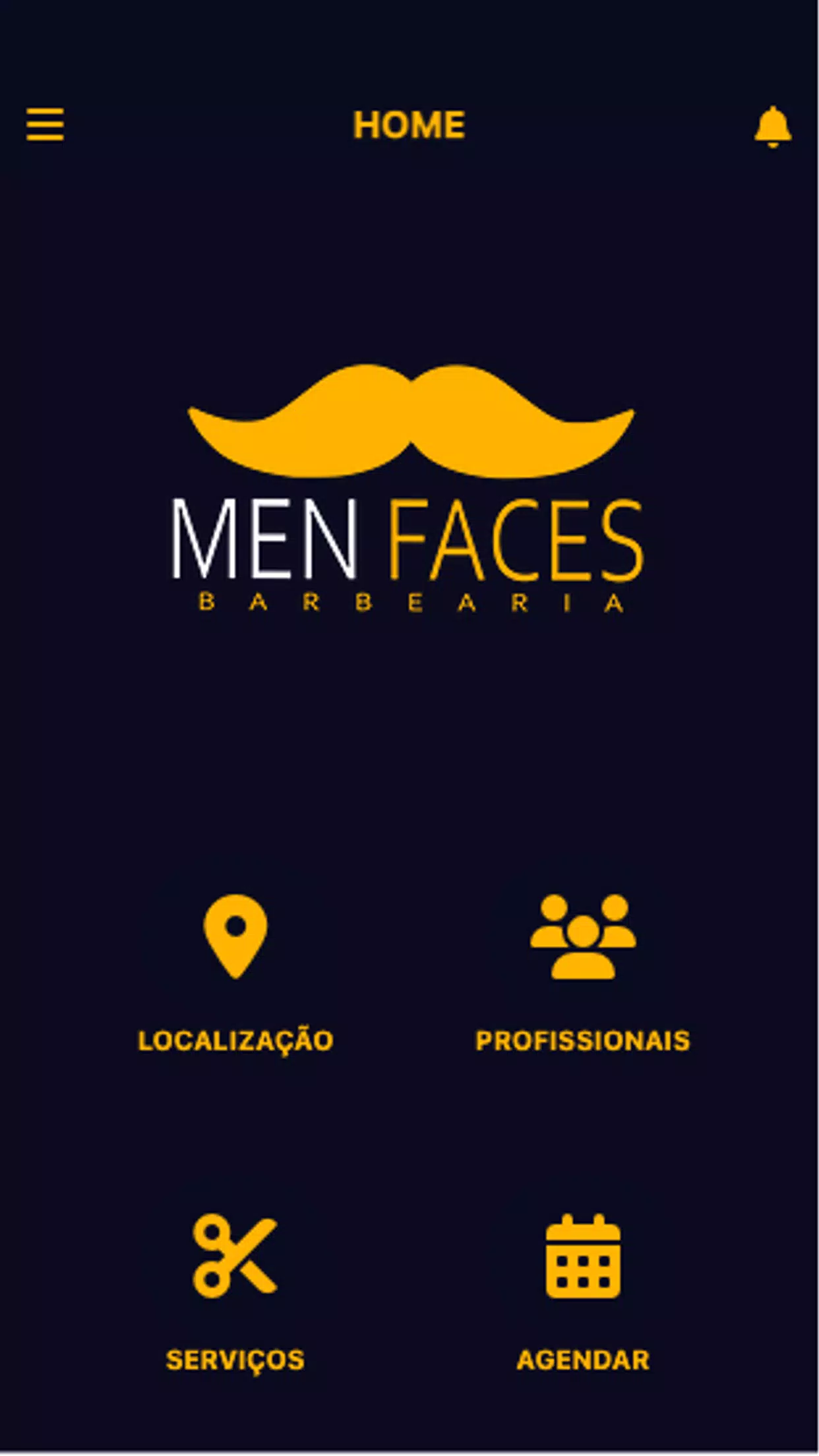 Men Faces Barbearia ဖန်သားပြင်ဓာတ်ပုံ 1