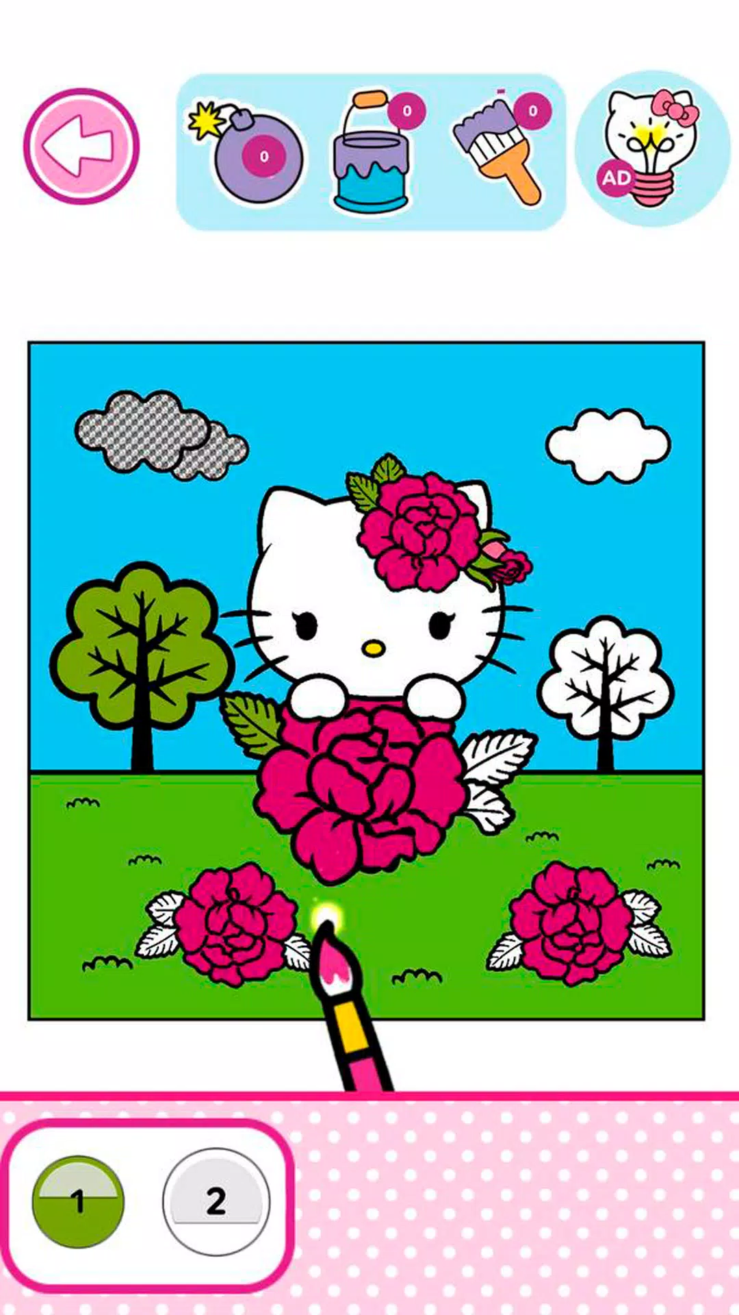 Hello Kitty: Coloring Book ekran görüntüsü 1