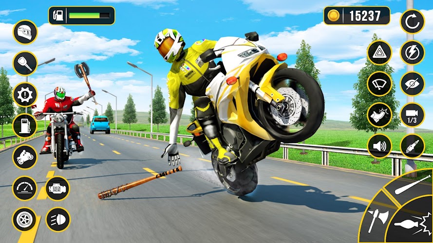 Moto Attack - Bike Racing Game ဖန်သားပြင်ဓာတ်ပုံ 1