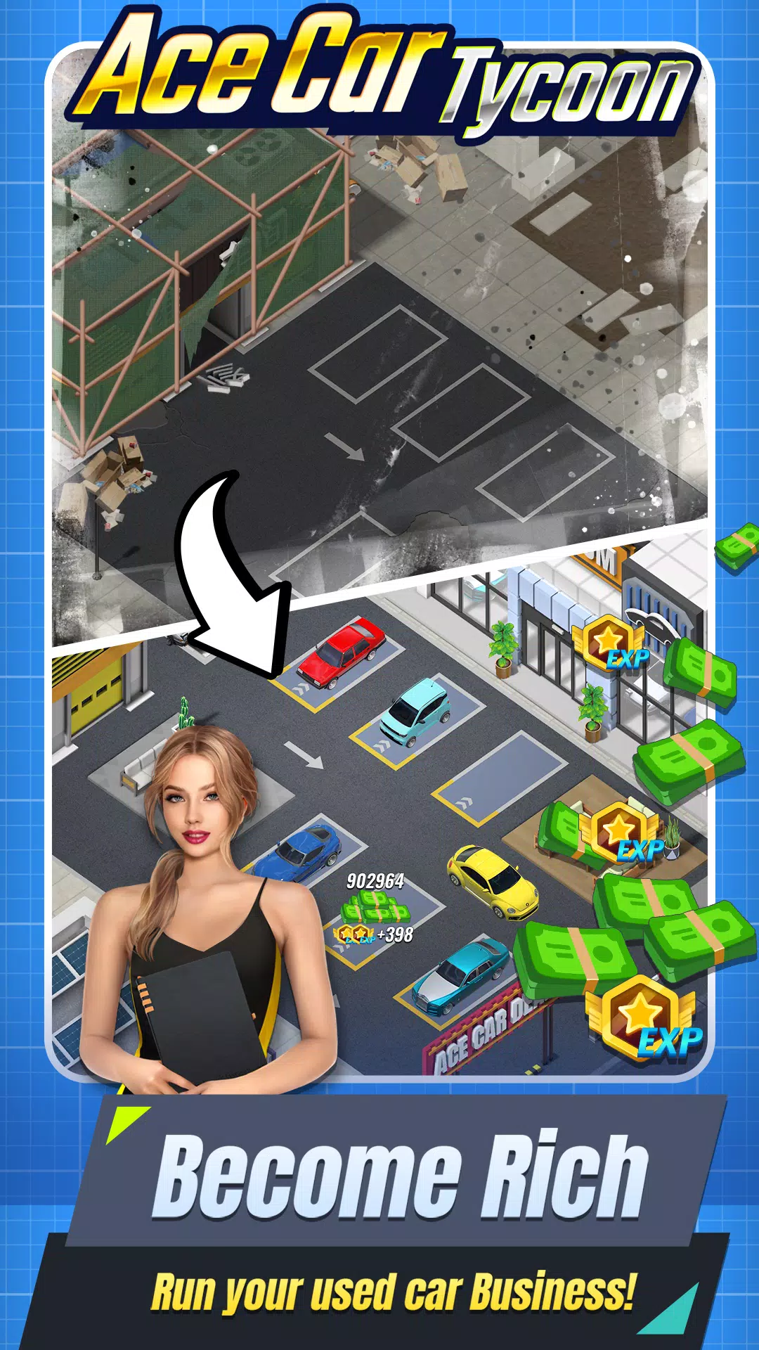 Ace Car Tycoon экрана 3