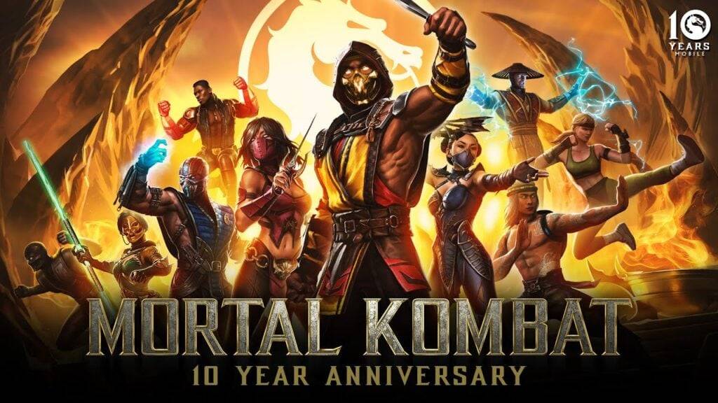 Mortal Kombat Mobile Marks 10 Years with New Diamond, Gold Characters