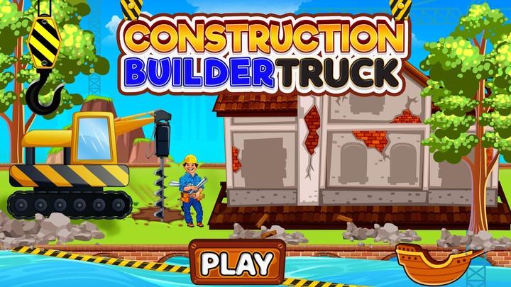 Construction Builder Truck captura de pantalla 