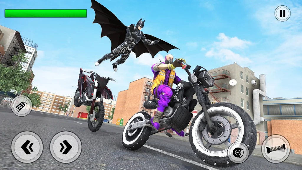 Rope Hero: Bat Superhero Games স্ক্রিনশট 1