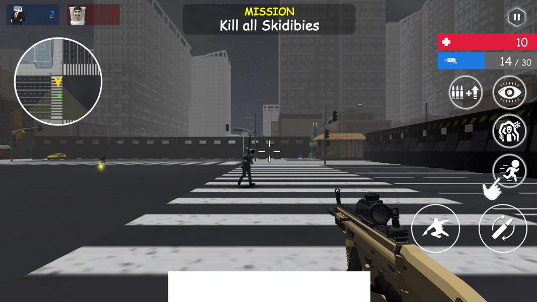 Screenshot Shoot Skibd Toilet Survival.io 2