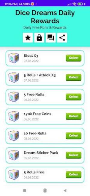 Dice Dreams Daily Rewards экрана 2