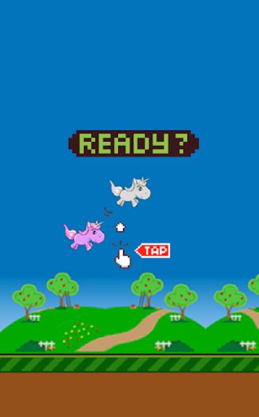 Flappy Unicorn ဖန်သားပြင်ဓာတ်ပုံ 3