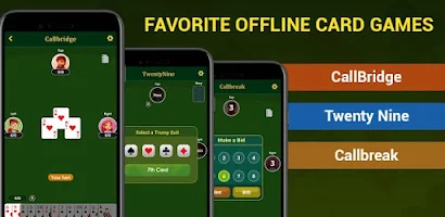 Call bridge offline & 29 cards screenshot 1