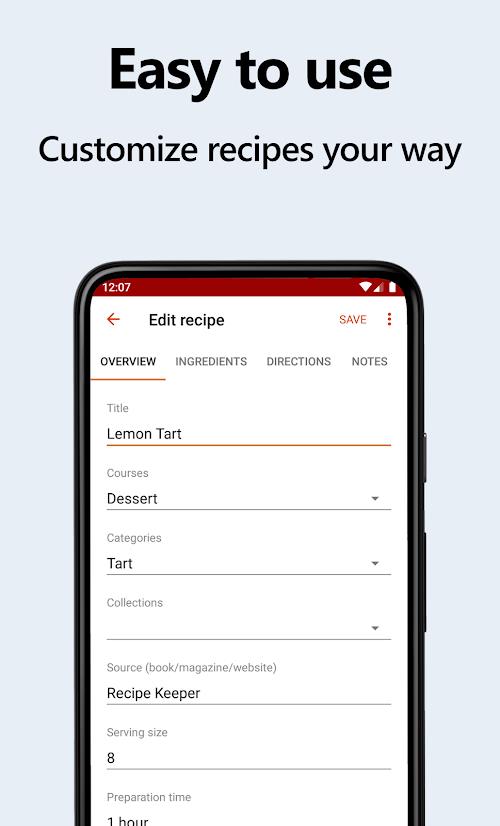 Recipe Keeper ảnh chụp màn hình 2