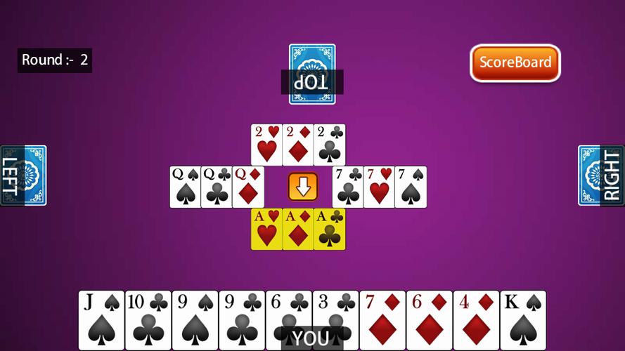 Hazari Card Game : 1000 Points screenshot 2