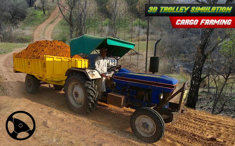 Tractor Trolley Farming Drive экрана 4