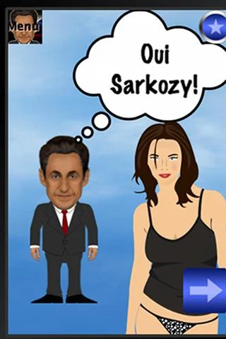 comic Sarkozy ဖန်သားပြင်ဓာတ်ပုံ 2