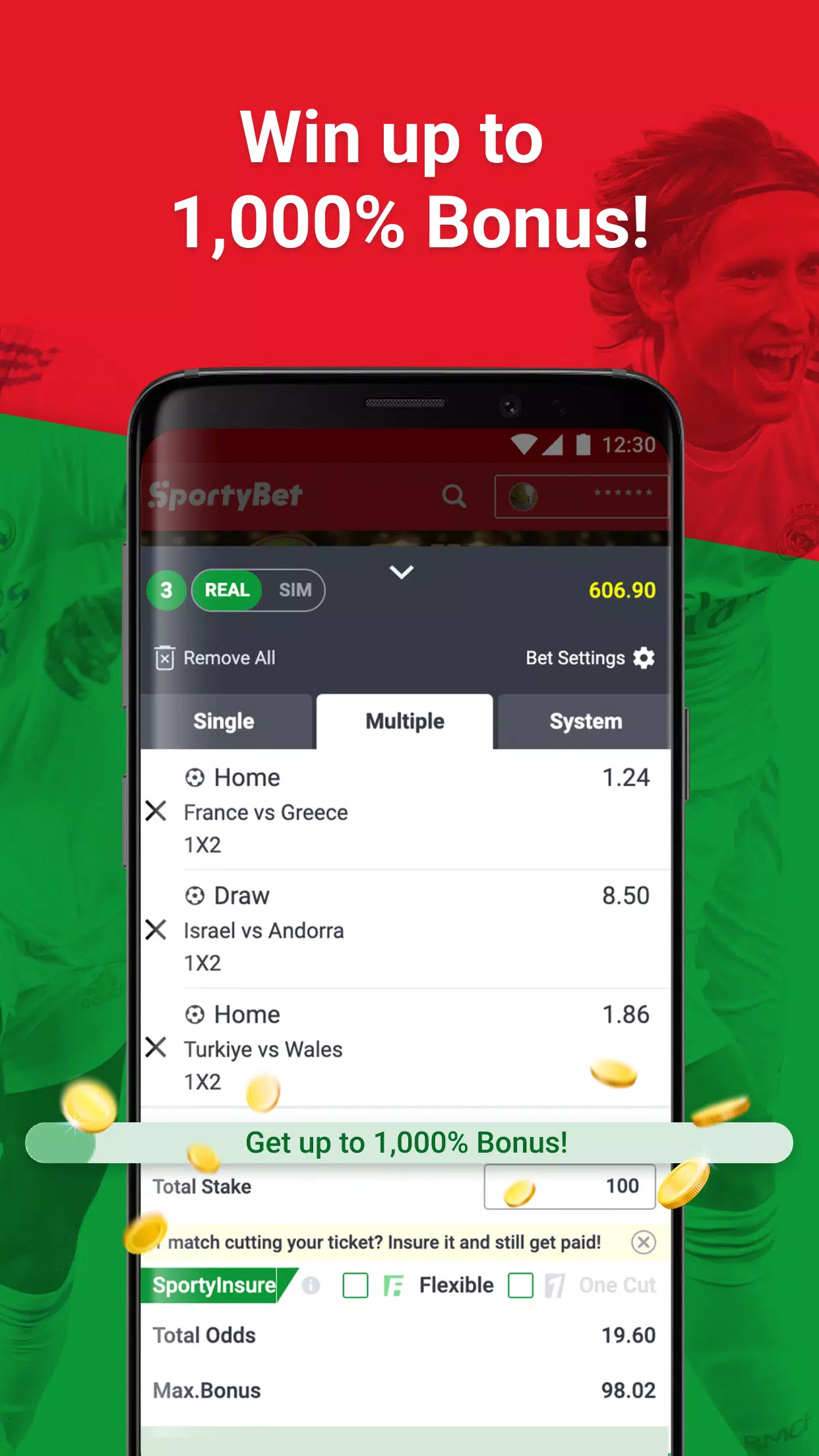 SportyBet zrzut ekranu 4